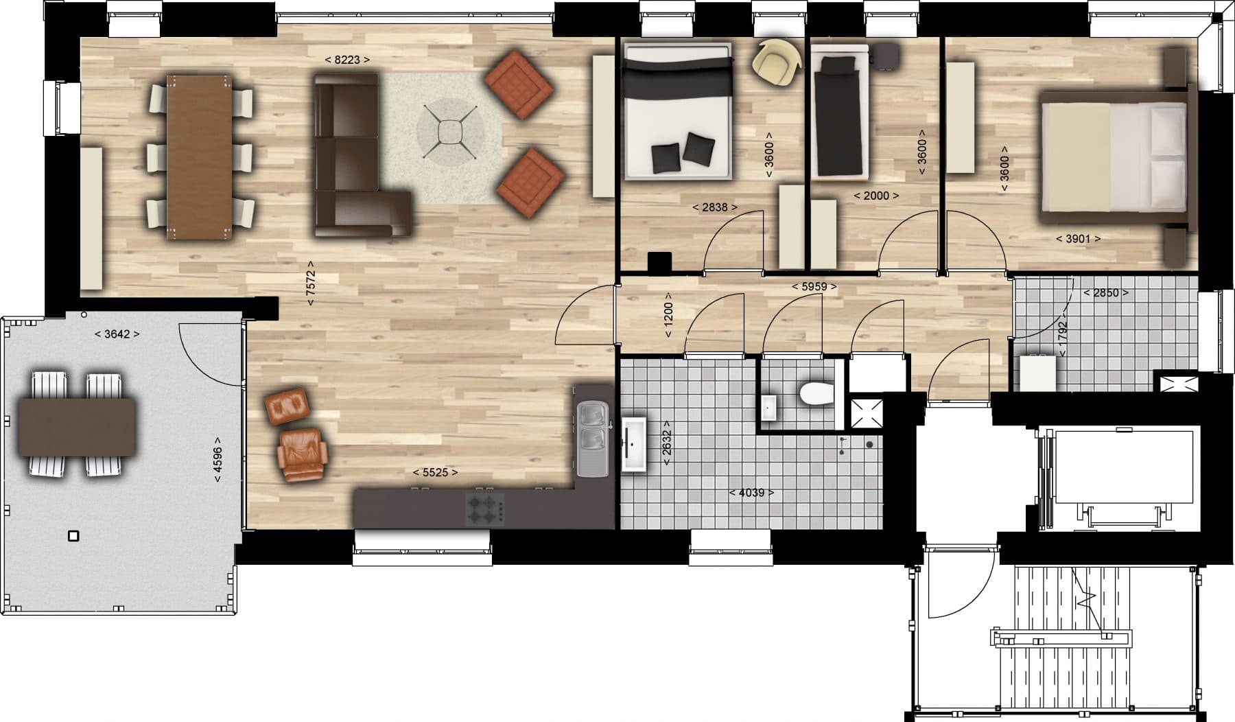 woudevoirt-pact3d-bnr-zoeterwoude-plattegrond